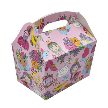 ÇOCUK MENÜ KUTUSU: PRENSES - Ölçü 18.5x12x19 CM - YEMEK KUTUSU (24 Adet)