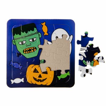 Karışık Cadılar Bayramı Yapbozları - 14 x 14 cm (50 adet)
