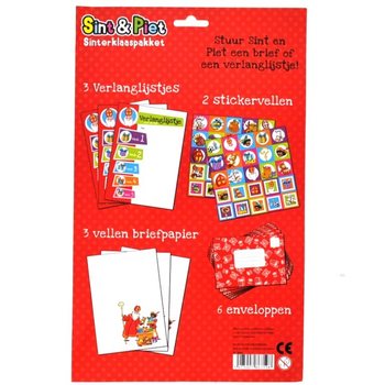 14 Par&ccedil;a Noel Baba / Sinterklaas Dilek Listesi Seti (12'li Paket)