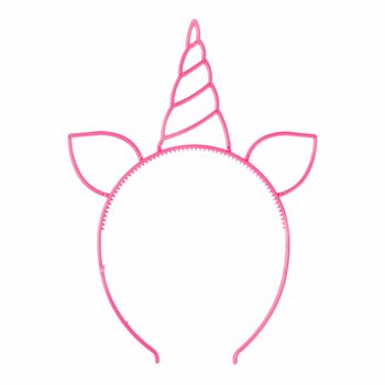 Unicorn / Tek Boynuzlu At Ta&ccedil;, Karışık Neon Renkler (24 Adet)