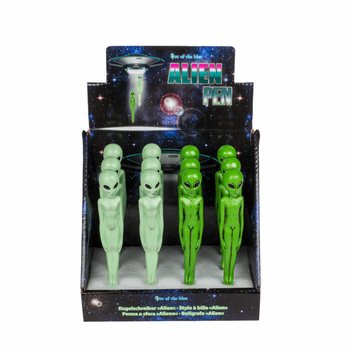 Standda Alien 3D T&uuml;kenmez Kalem (12 Adet) - MEGA UCUZ