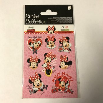 Disney Minnie Mouse Etiket Sayfası - 16 x 9 cm (10 set)