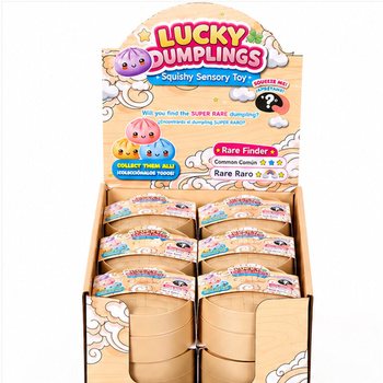 RAGE - LUCKY DUMPLINGS - Squishy Bun Dumplings B&Uuml;Y&Uuml;K Boy 8.5 x 8.5 x 4.8 cm - Teşhir Kutulu (12 Adet)