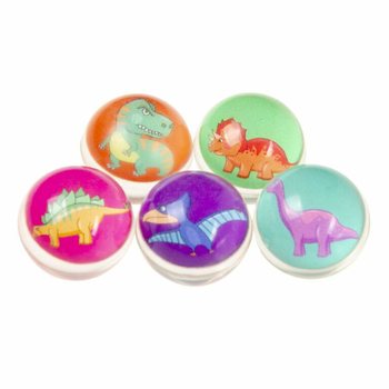 Dinozor Zıp Zıp Toplar Ø 3,2 cm (50 Adet)