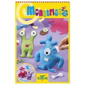 MONSTRIES 2 - &Ccedil;İFT TARAFLI KE&Ccedil;E CANAVAR BEBEK YAPIMI (6 adet)