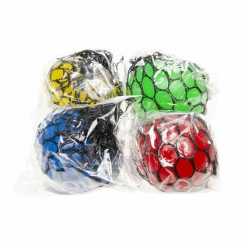 SQUISHY SIKMA TOPU - &Ccedil;ap: 5 CM - STANDDA KARIŞIK CANLI RENKLER (24 Adet)