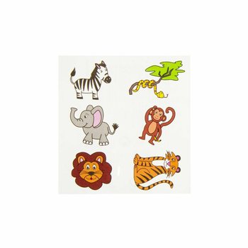 EĞLENCELİ GE&Ccedil;İCİ D&Ouml;VMELER &ndash; JUNGLE HAYVANLARI (96 Adet)