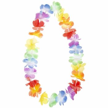 Hawaii Çiçek Kolyesi - Çok Renkli (12 Adet)