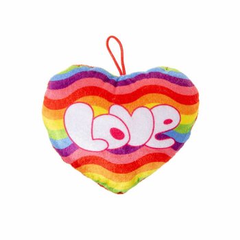 Peluş Gökkuşağı Love Kalp (24 adet)