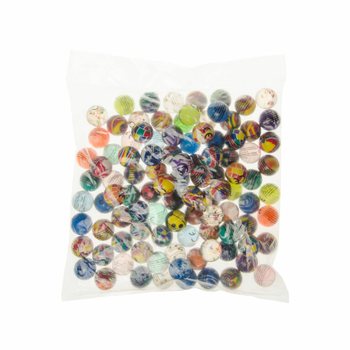 Karışık Zıp Zıp Top &Oslash; 2.7 cm (100 Adet)