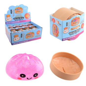 RAGE - Squishy SUGAR EDITION Mantı Dumplings K&Uuml;&Ccedil;&Uuml;K (5.3 x 5.3 x 4.1 Cm) Viral 2026 Fidget Toy (24 Adet)
