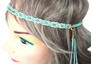 Tüylü Saç Bandı Mint Yeşili (1 Adet)