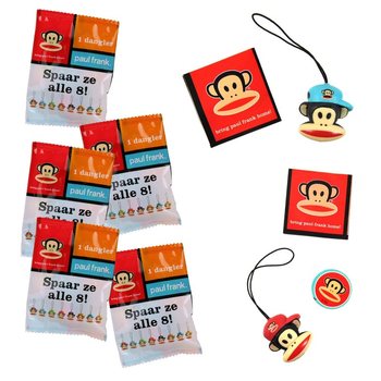 M&Uuml;THİŞ UCUZ | S&uuml;rpriz Pakette Paul Frank Maymun Askı / Dangler (100 adet)