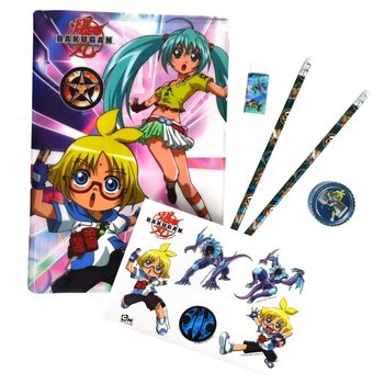 BAKUGAN OKUL HEDİYE SETİ STANDLI (12 Adet)