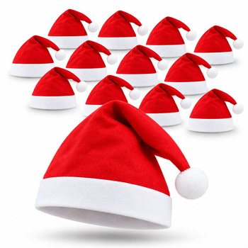 STANDART NOEL BABA ŞAPKASI - XMAS CAP (12 Adet)