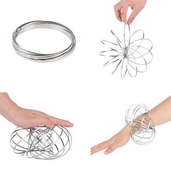 Magic Rings / Flow Rings - Kinetik 3D Sihirli Halka - G&Uuml;M&Uuml;Ş | KUTUDA (10 Adet)