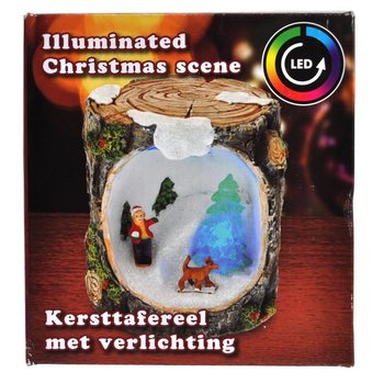 LED AYDINLATMALI NOEL SAHNESİ (6 adet)