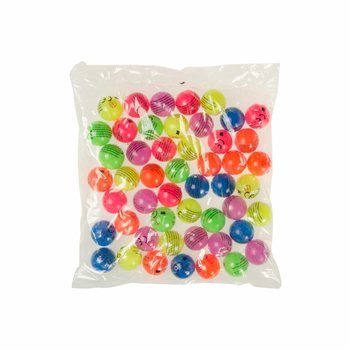 KARIŞIK ZIPLAYAN TOP NEON RENKLER &Oslash; 3,2 cm (50 adet)