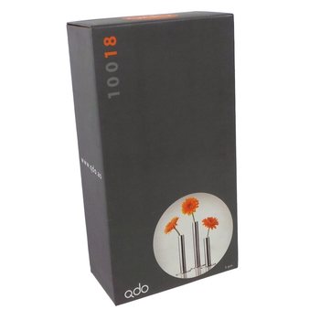 QDO - Tek &Ccedil;i&ccedil;ek İ&ccedil;in Paslanmaz &Ccedil;elik Vazolar, 3'l&uuml; Set (1 set)