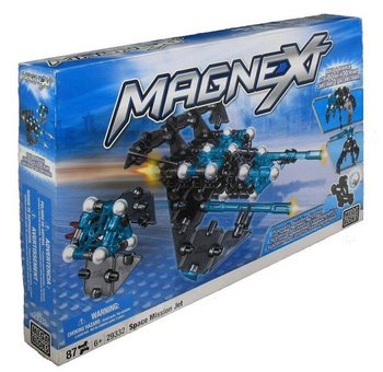 MEGABLOKS MAGNEXT SPACE MISSION JET - 29332 Manyetik Yapım Seti