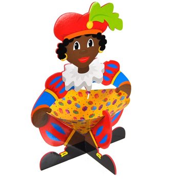 B&uuml;y&uuml;k Sinterklaas Pepernoten Kurabiye Kasesi 26 x 24 x 33 cm (6 adet)
