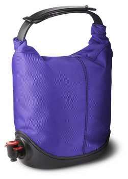 MENU CoolCoat Baggy Kutu Şarapları İçin Soğutucu Çanta - Mor (1 Adet)