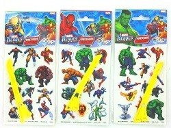 MARVEL HEROES KAZIMALI TRANSFER &Ccedil;IKARTMALAR (24 adet)