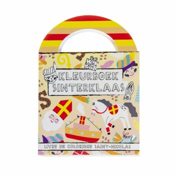 K&uuml;&ccedil;&uuml;k Noel Baba (Sinterklaas) &Ccedil;ıkartmalı Boyama Kitapları (48 adet)