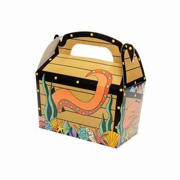 Korsan Temalı İkram ve Hediye Kutusu 12x12.5x6 cm (12 Adet)