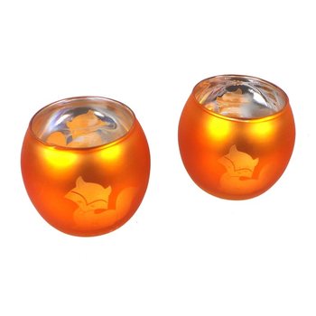 2 Par&ccedil;alı Tealight Mum Verici Seti Tilki (12 set)