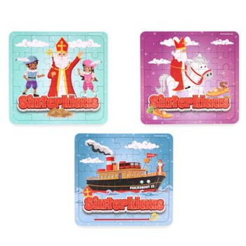 AZİZ NİKOLAOS YAPBOZ - 13 x 12 CM. TEŞHİR KUTUSUNDA (108 adet)