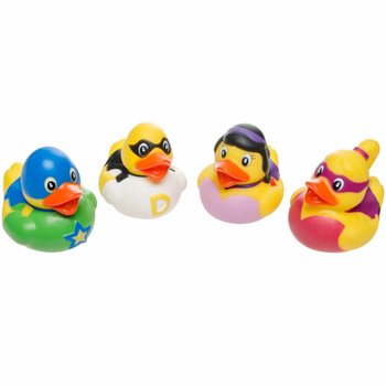 S&uuml;per Kahraman Banyo &Ouml;rdek Karışımı - 5x5 cm (4 adet)