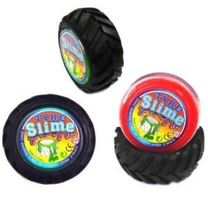 Araba Lastiğinde Oyun Jeli - Slime (12 adet)