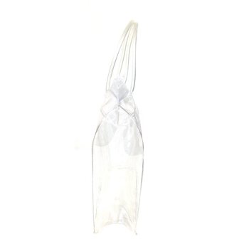 Sağlam Kulplu L&uuml;ks Şeffaf Kilitli Ambalaj Torbası 18.5x18cm (25 Adet)