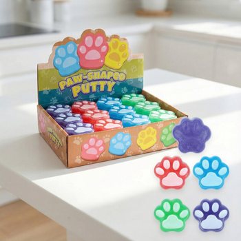 K&ouml;pek Patisi J&ouml;le Slime - Paw Shaped Putty (24 Adet)