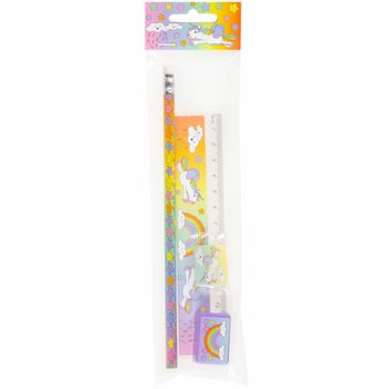 4 PAR&Ccedil;ALI UNICORN / TEK BOYNUZLU AT &Ccedil;İZİM SETİ (24 Adet)