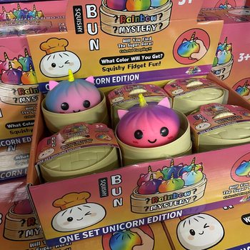 RAGE - Squishy Bun Dumplings B&Uuml;Y&Uuml;K - UNICORN SERİSİ (8,5 x 8,5 x 7,5 cm) (12 adet)