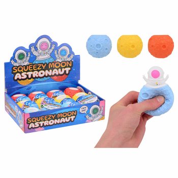 Astronot Squeezy Ay Topu - Teşhir Standında (12 Adet)