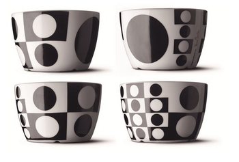 MENU - VERNER PANTON 4 PARÇALI KASE SETİ 12 CM (1 Adet)