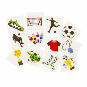 Eğlenceli Futbol D&ouml;vmeleri - 48 Paketli Stand (Paket başına 12 D&ouml;vme)