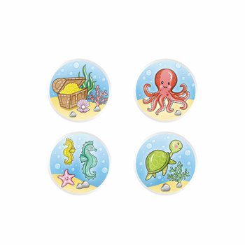 MIX SEA LIFE / DENİZ CANLILARI - ZIP ZIP TOPLAR Ø3.3 Cm. (100 adet)