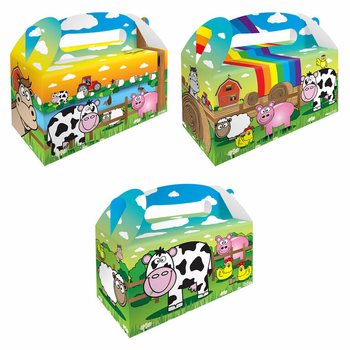 Menü Kutusu – Çiftlik – 22.5 x 9.5 x 18 cm (12 adet)