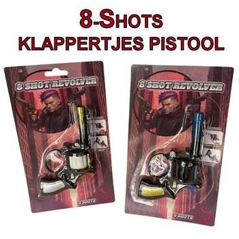 KART ÜZERİNDE 8 PATLAR MAYTAP TABANCASI (24 adet)