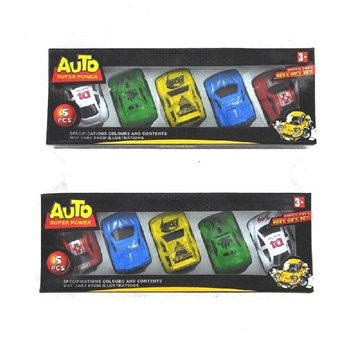 Kutuda 5'li Mini Çek-Bırak Araba Seti (3 adet)