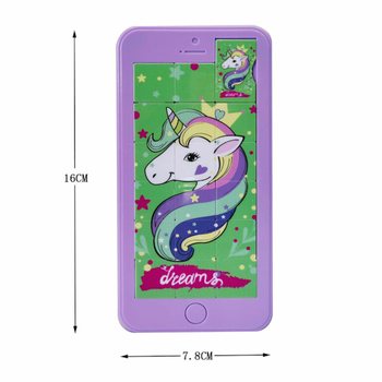 Cep telefonu kaydırmalı bulmaca - Unicorn