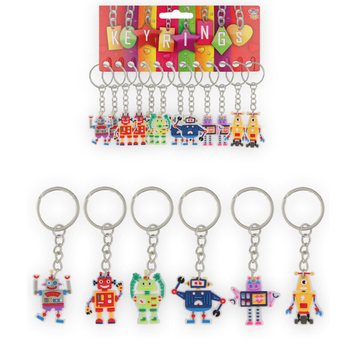 KARTTA ROBOT ANAHTARLIKLAR (12 Adet)