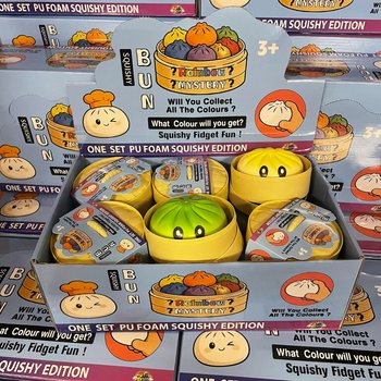 RAGE - Squishy Bun Dumplings BÜYÜK - ONE SET PU FOAM SQUISHY EDITION (12 adet)