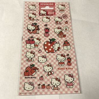 ÇIKARTMALAR: HELLO KITTY, Boyut 20 x 10 cm (10 adet)