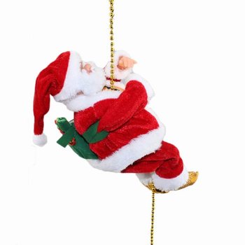 M&uuml;zikli Tırmanan Noel Baba (2 adet)