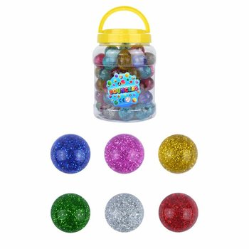 Simli Zıp Zıp Toplar Ø3.3cm (72 Adet)